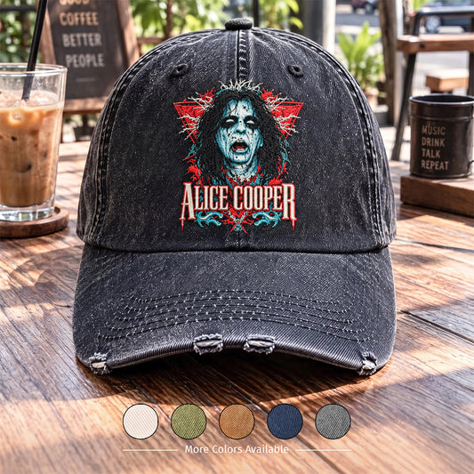 ACO Horror Portrait Vintage Denim Cap