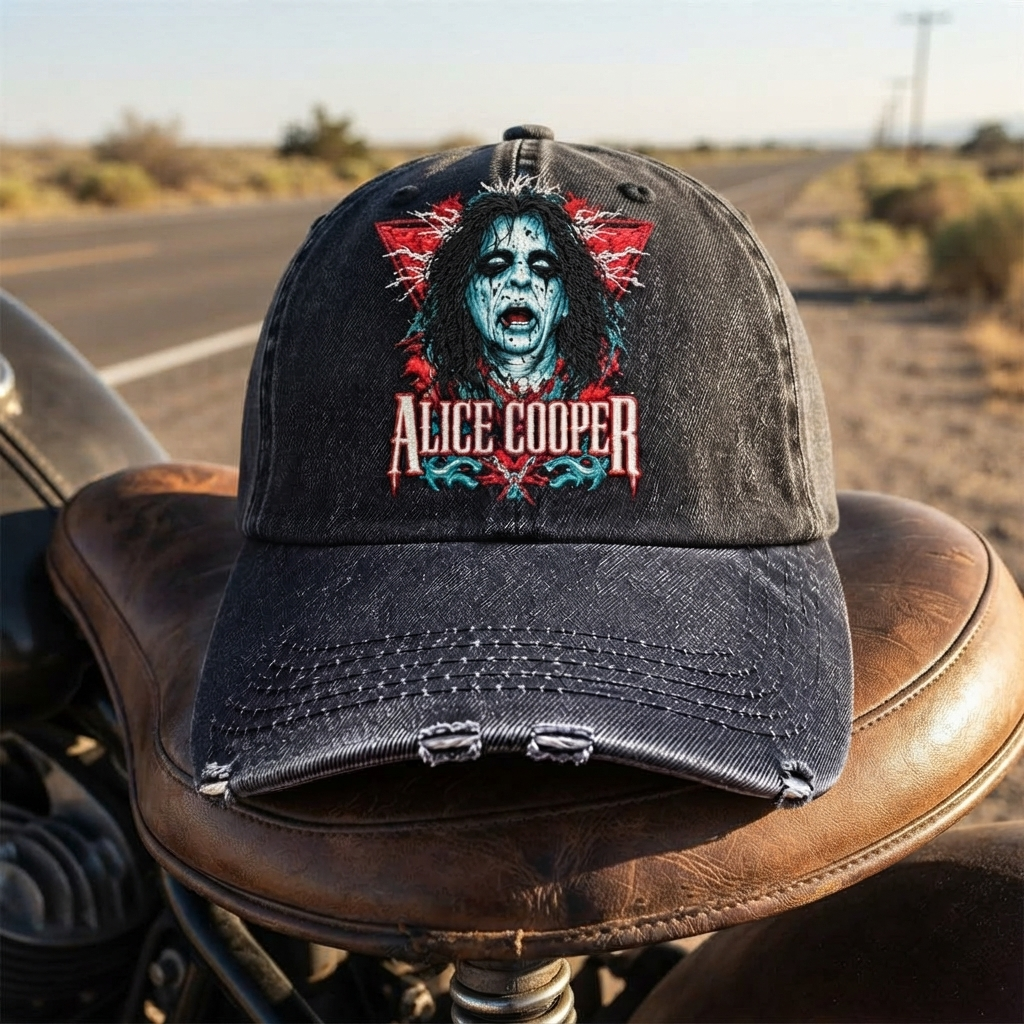 ACO Horror Portrait Vintage Denim Cap
