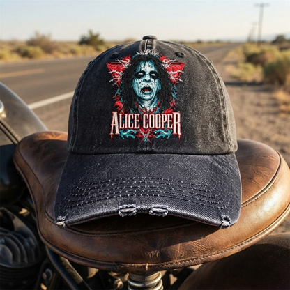 ACO Horror Portrait Vintage Denim Cap