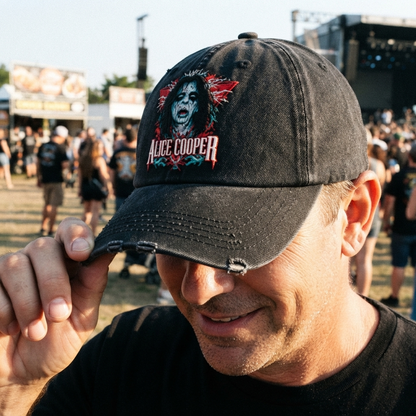 ACO Horror Portrait Vintage Denim Cap