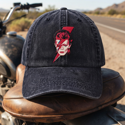 DBO Lightning Face Portrait Denim Cap