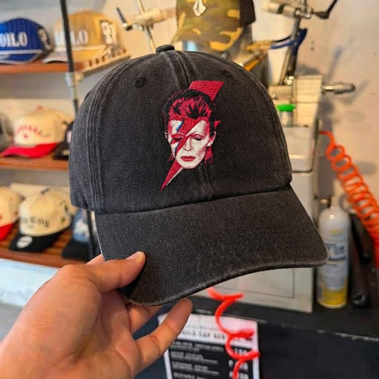 DBO Lightning Face Portrait Denim Cap