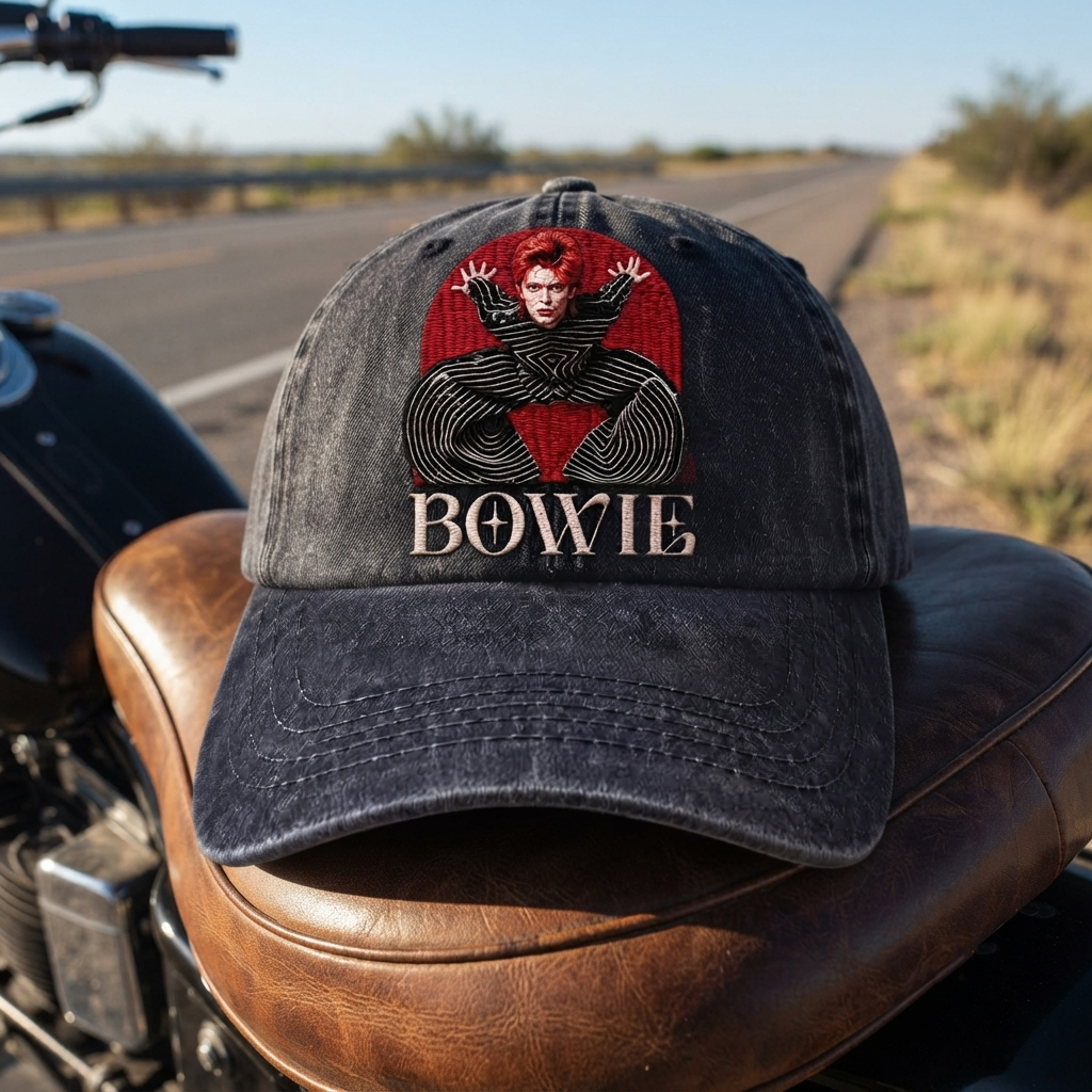 DBO Seated Portrait Denim Cap