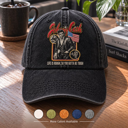 JCA Life Is Rough Denim Cap