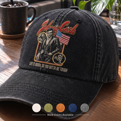 JCA Life Is Rough Denim Cap