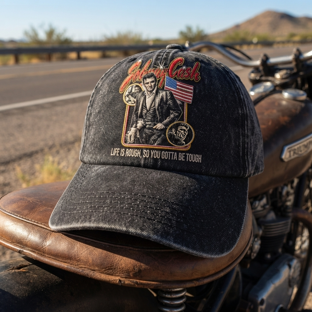 JCA Life Is Rough Denim Cap
