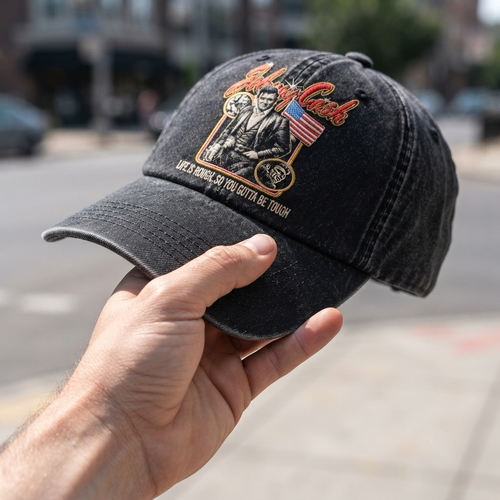 JCA Life Is Rough Denim Cap
