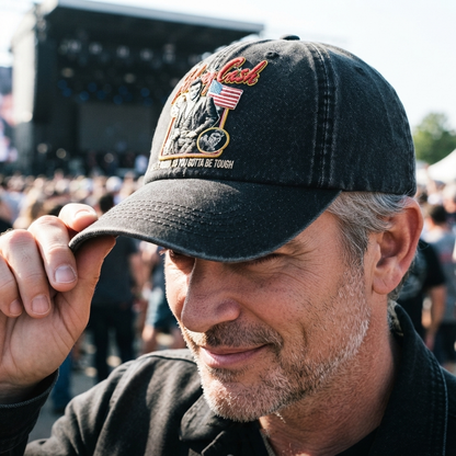 JCA Life Is Rough Denim Cap