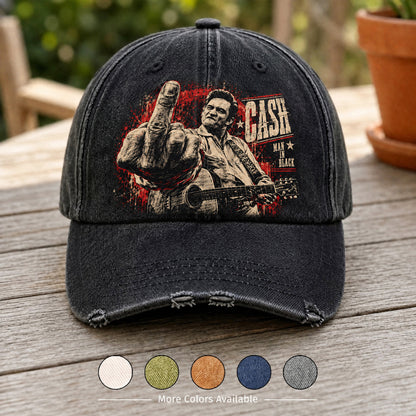 JCA Man In Black Denim Cap
