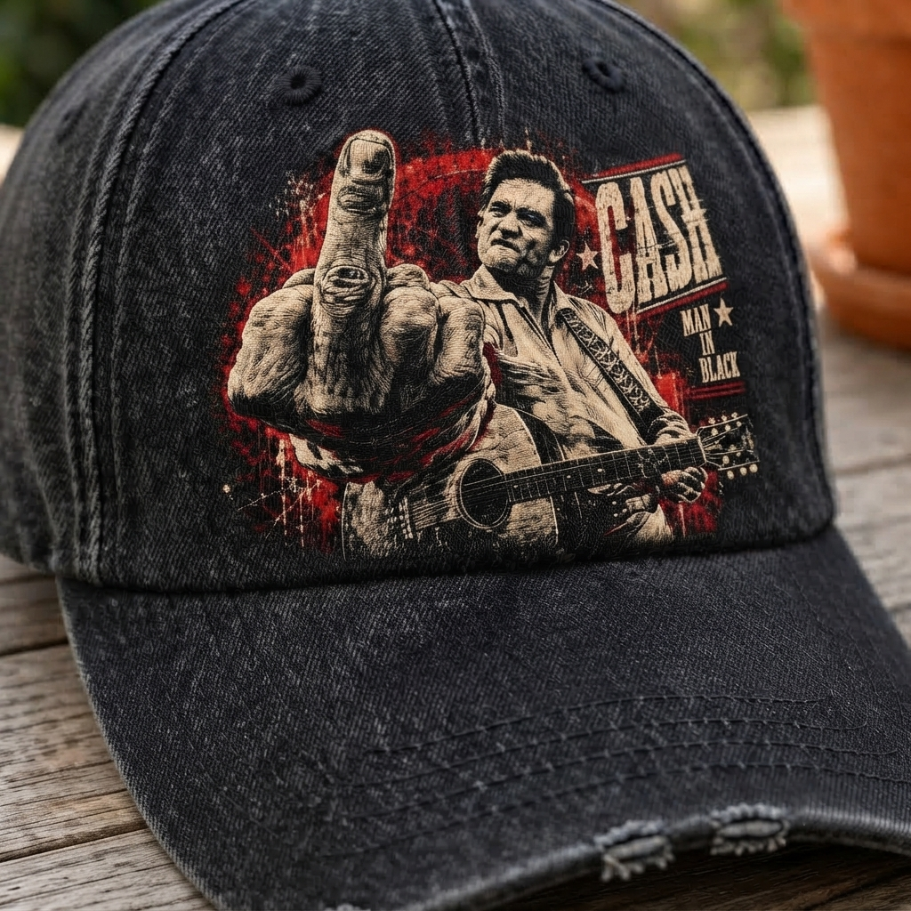 JCA Man In Black Denim Cap