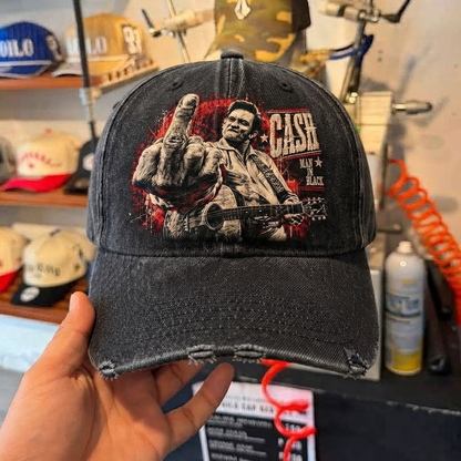 JCA Man In Black Denim Cap