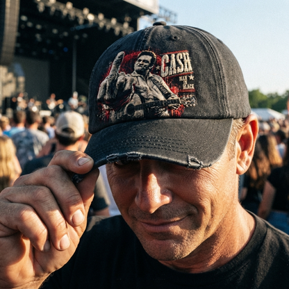 JCA Man In Black Denim Cap