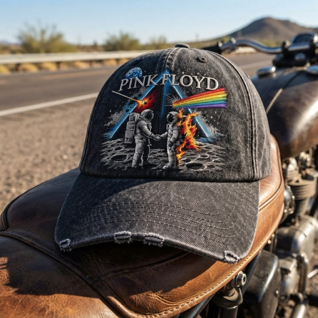 PFL Astronaut Moon Denim Cap