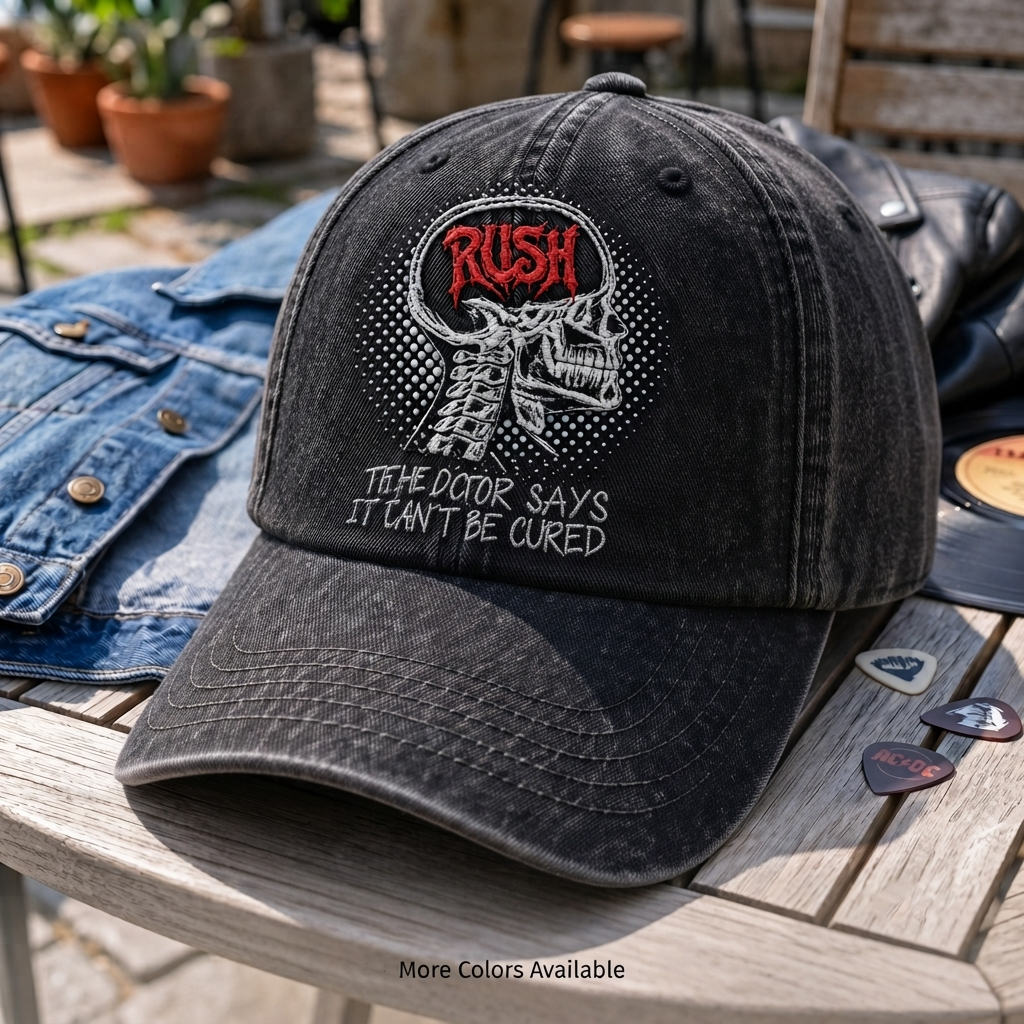 RUS Doctor Says Skull Denim Cap