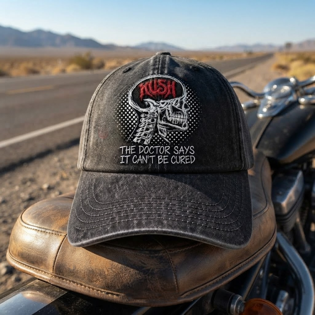 RUS Doctor Says Skull Denim Cap