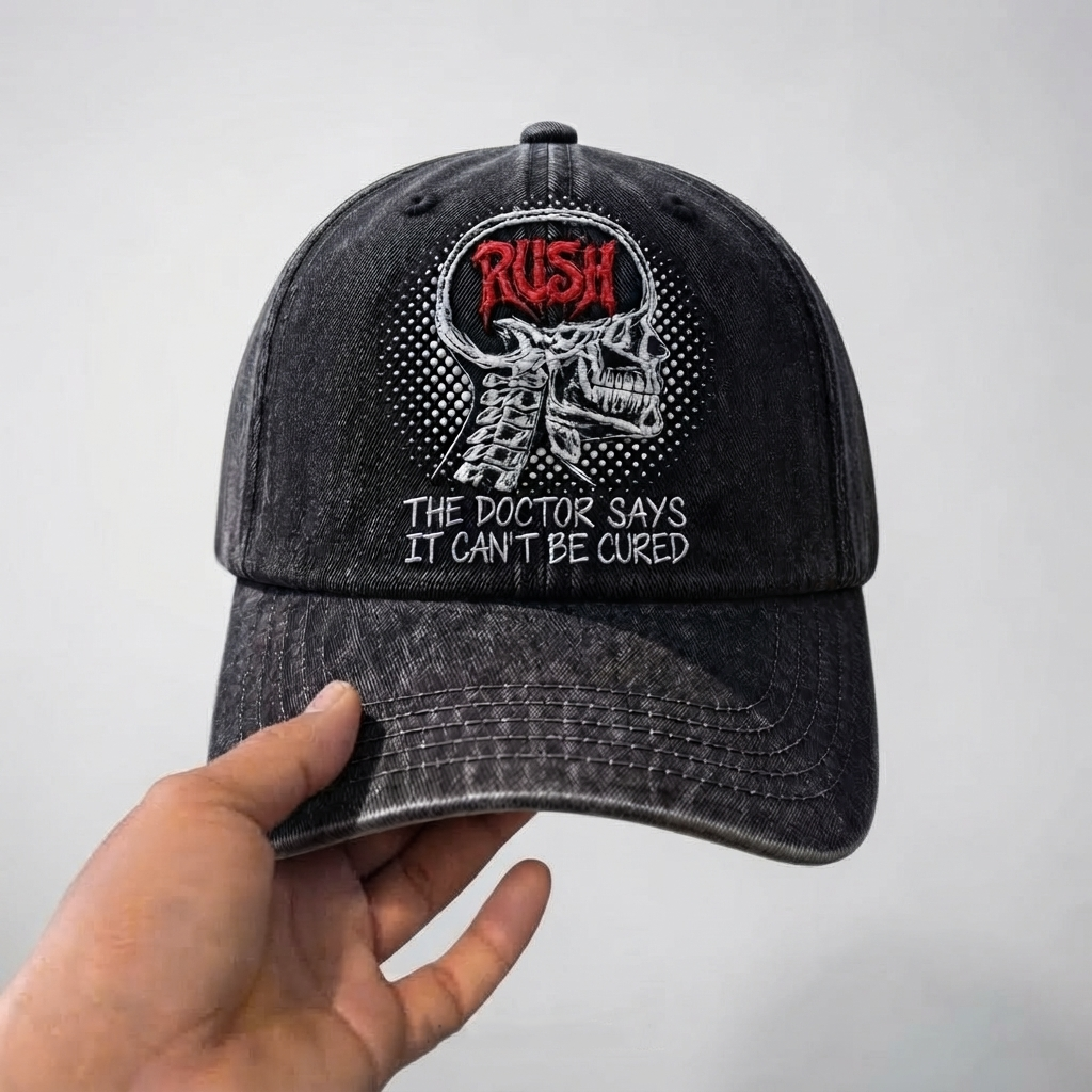 RUS Doctor Says Skull Denim Cap