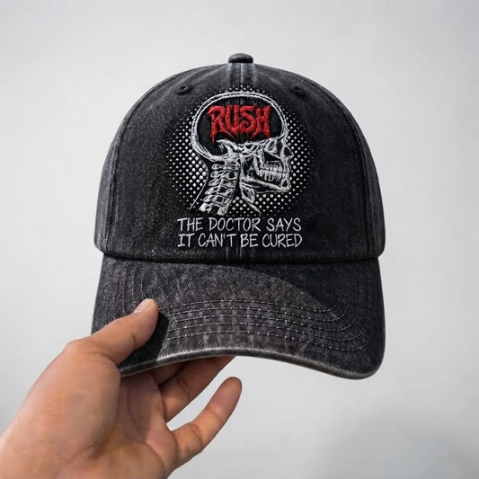 RUS Doctor Says Skull Denim Cap
